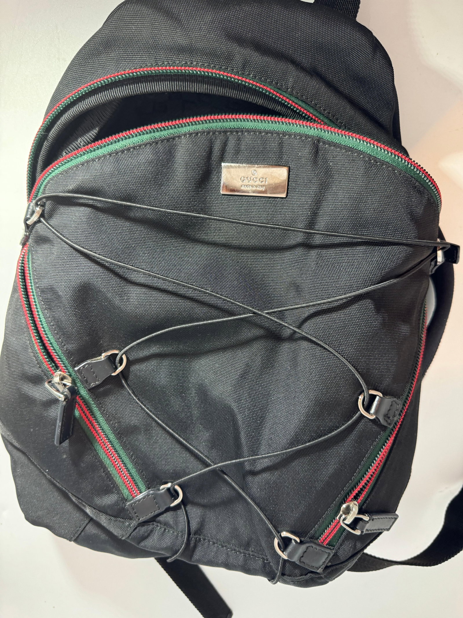 Gucci Vintage Black Nylon , Small Eden Day Back Pack Black, Made in Italy - 8