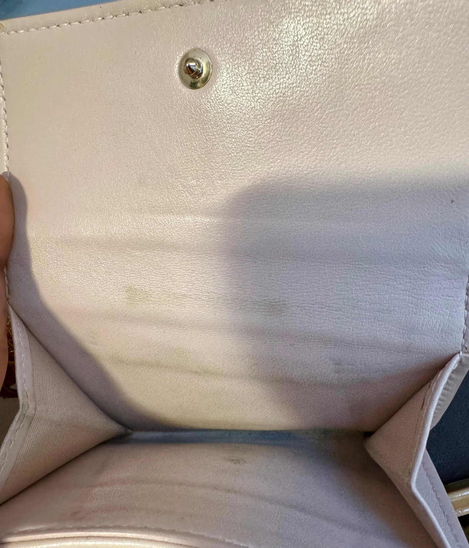 Christian Dior lady Dior Mini wallet, Cream / Beige - 18