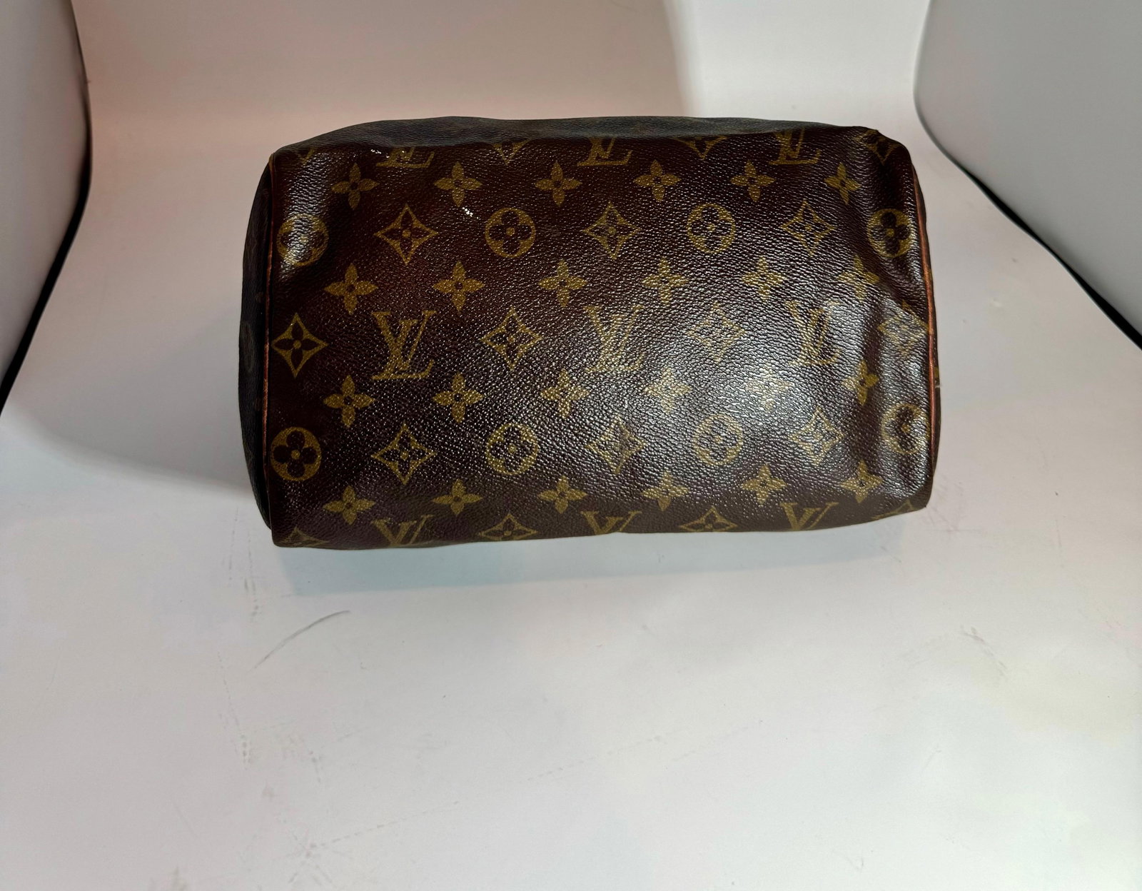 Vintage LOUIS VUITTON Brown Monogram Canvas Speedy 30, Most popular Mini Bag - 11