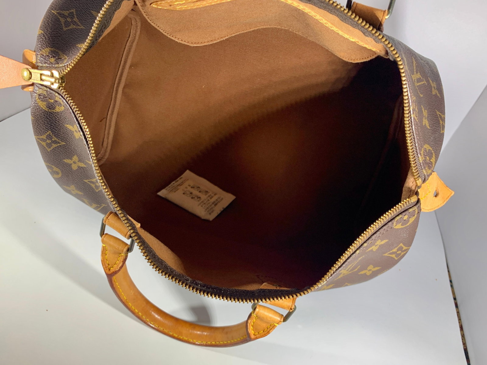 Vintage LOUIS VUITTON Brown Monogram Canvas Speedy 30, Most popular Mini Bag - 16