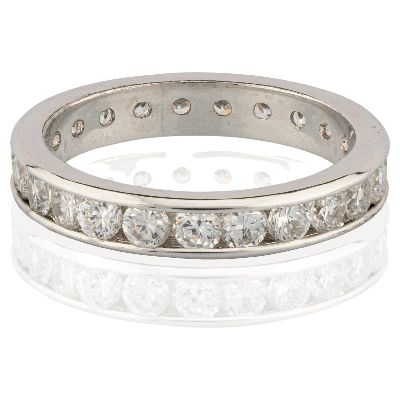 Natural Diamond Ring with 1.98 Carats Diamond in 14k Gold - 2