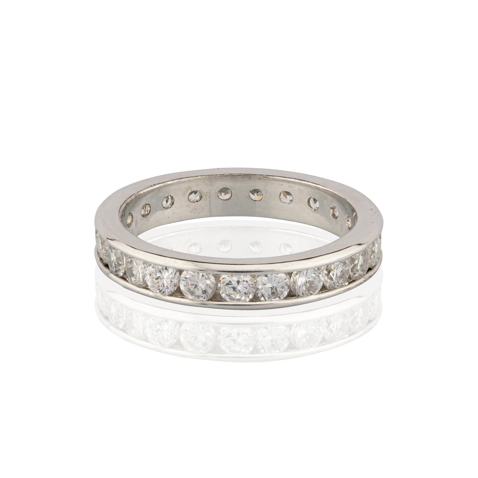 Natural Diamond Ring with 1.98 Carats Diamond in 14k Gold - 6