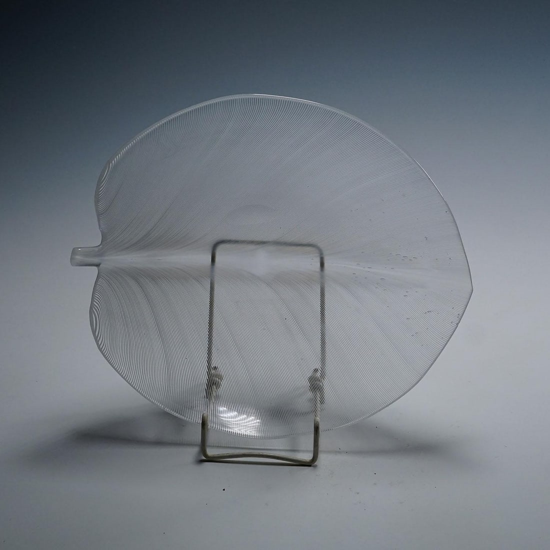 Vintage Tessuto Plate by Tyra Lundgren for Venini, Murano - 9
