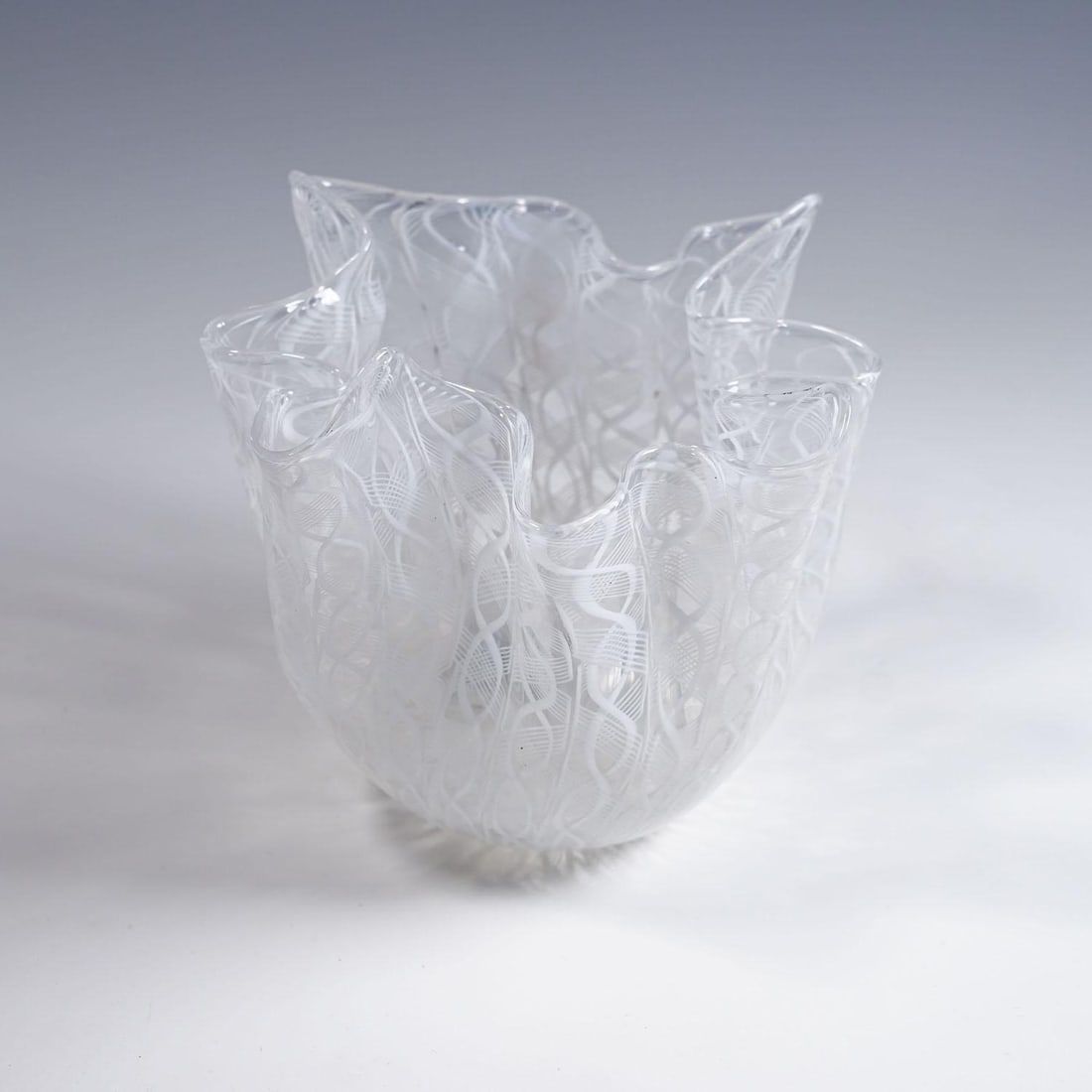 Fazzoletto Zanfirico Vase by Fulvio Bianconi for Venini, Venice Murano 1950s - 3