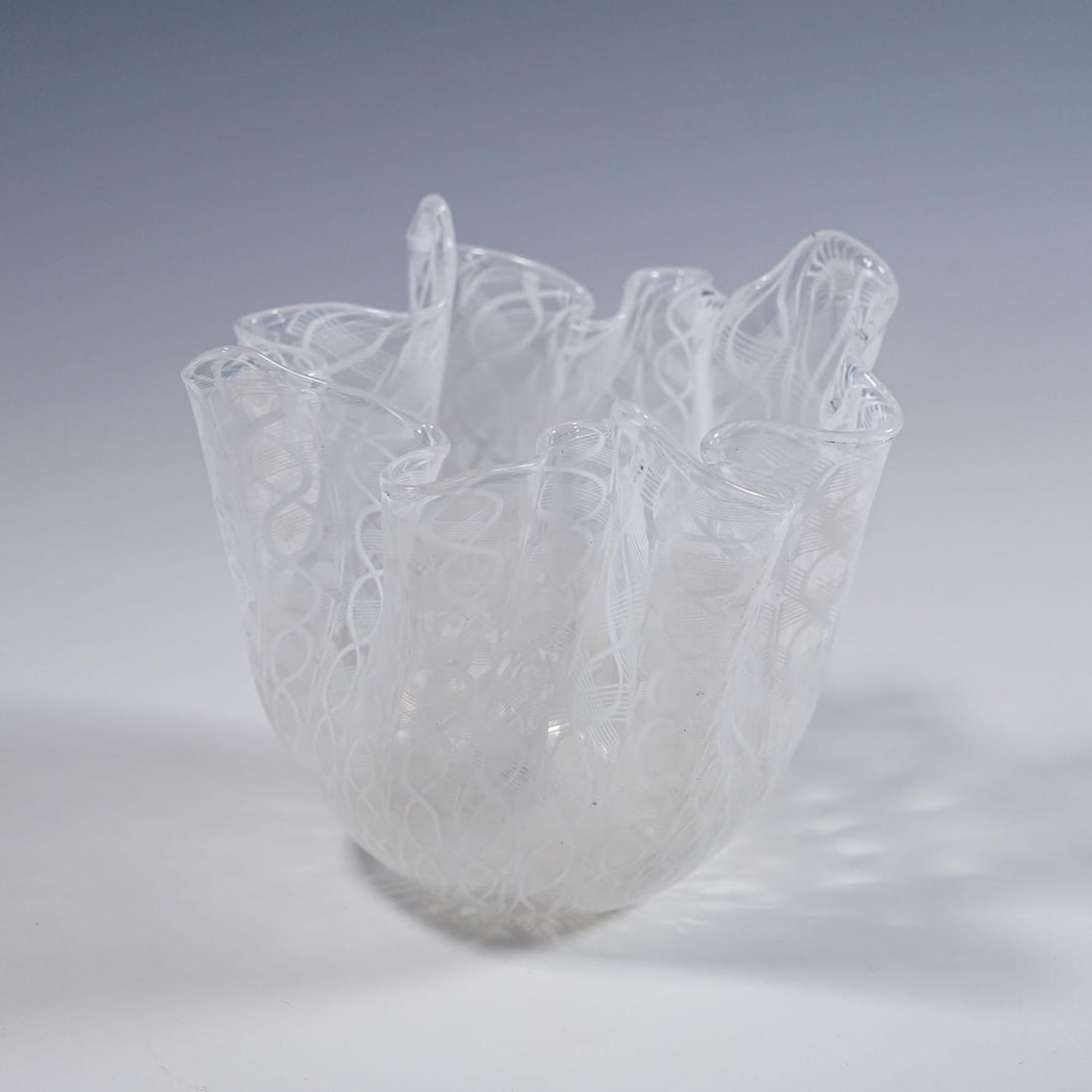 Fazzoletto Zanfirico Vase by Fulvio Bianconi for Venini, Venice Murano 1950s - 4