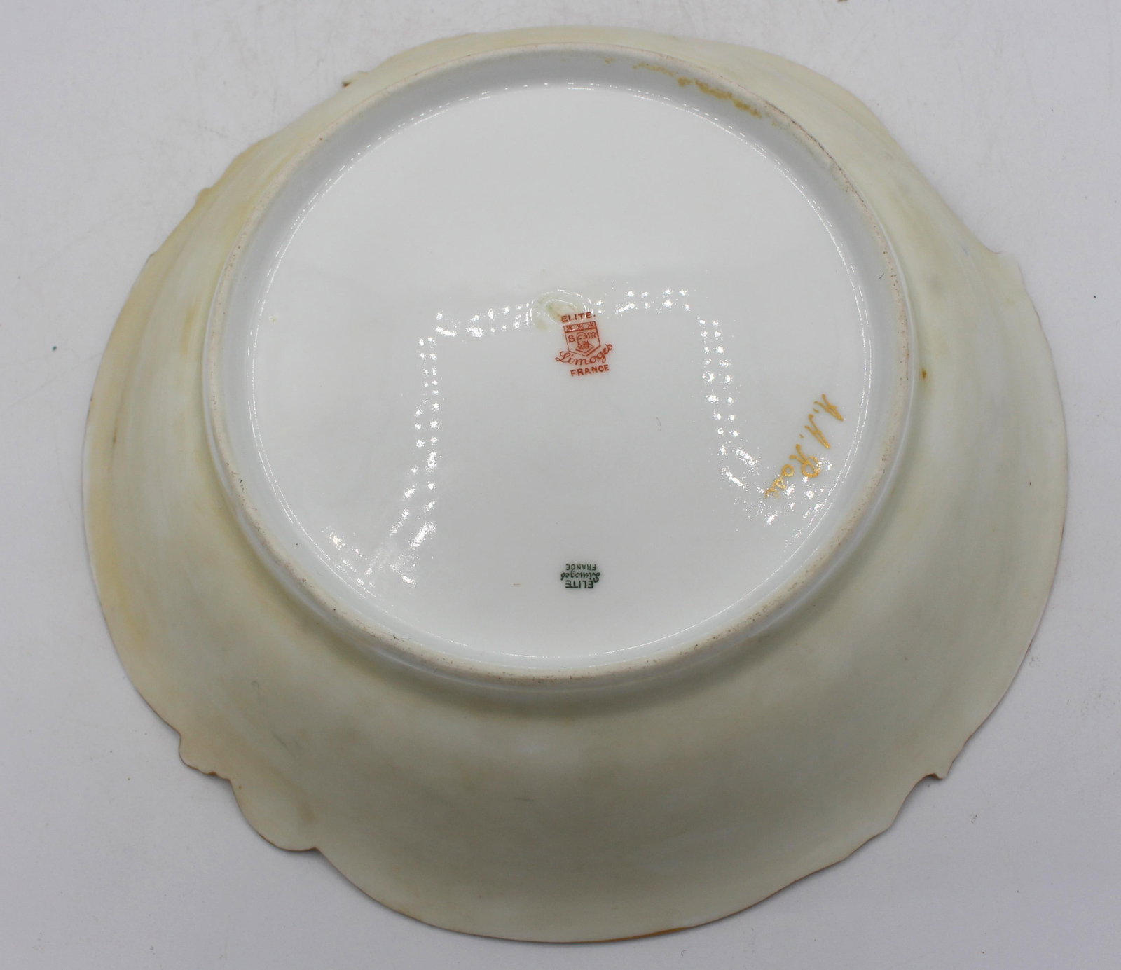 1891-1911 French Limoges Porcelain Shell Form Bowl - 7
