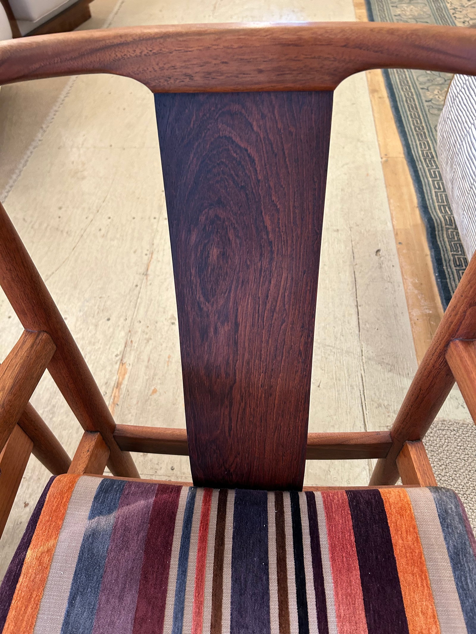 John Stuart Mid Century Modern Teak Armchairs - A Pair - 9