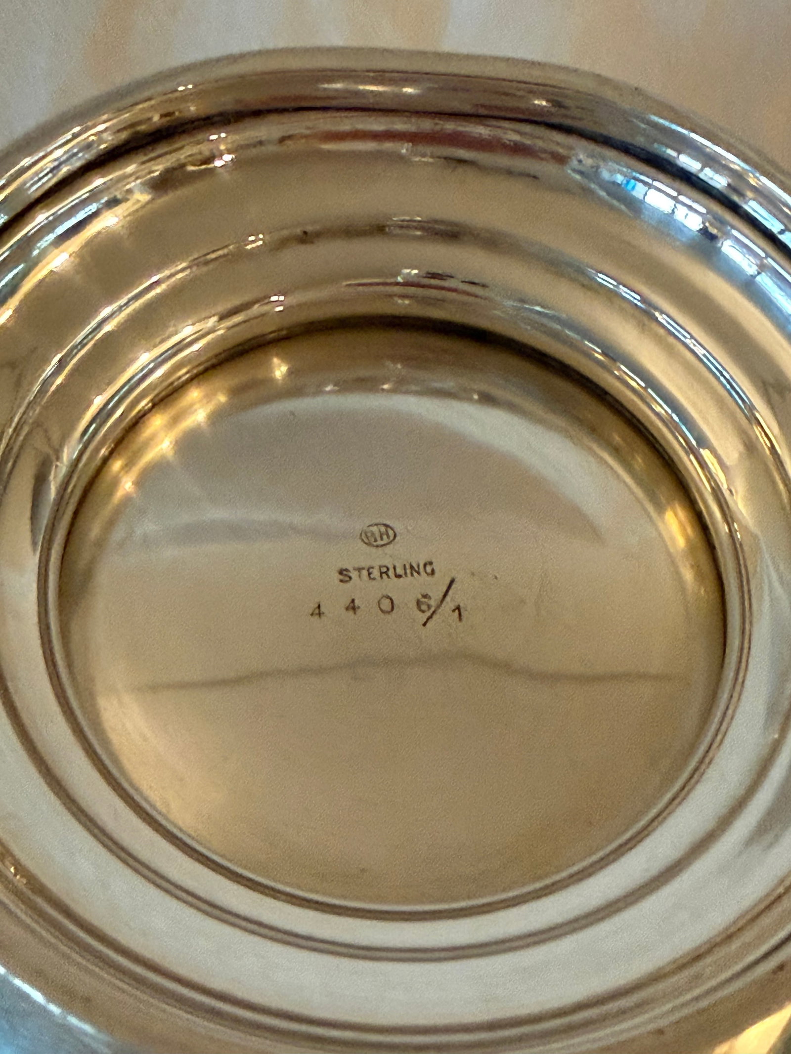 Vintage Footed Sterling Silver Bowl – Simple Classic Design 238 G - 3