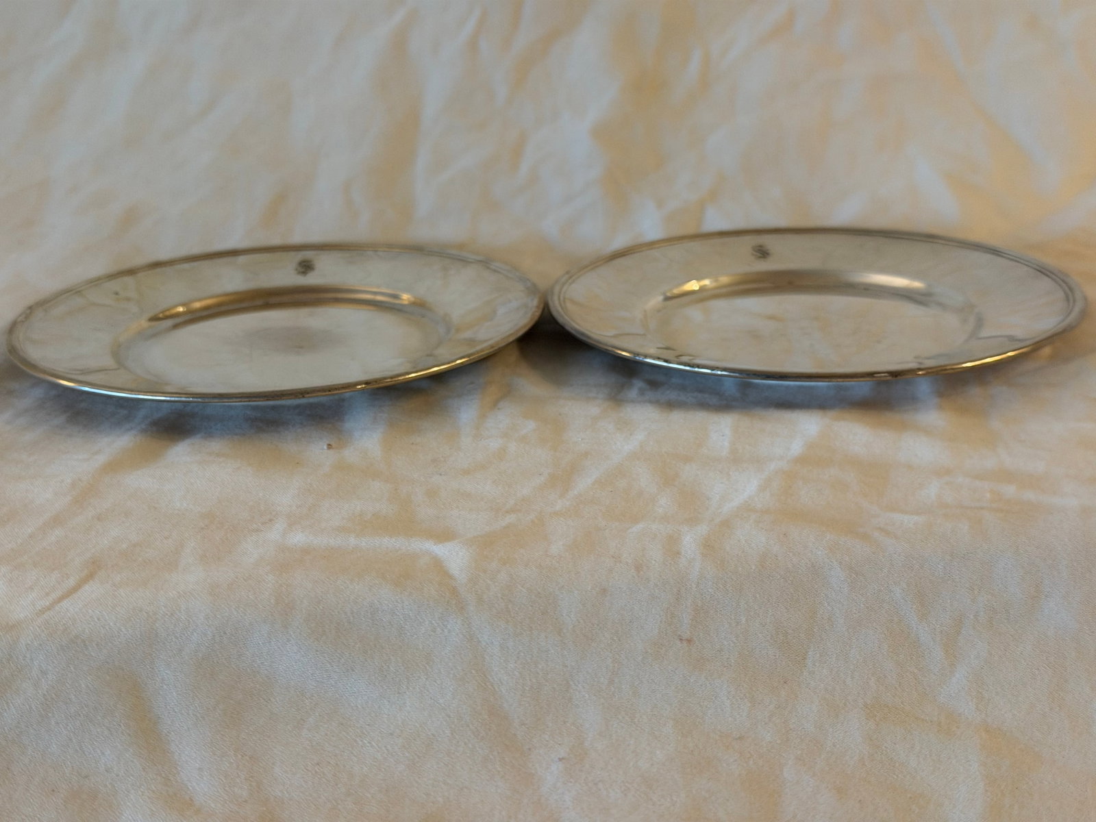 Vintage Pair of Tiffany & Co. Sterling Silver Small Plates - 4