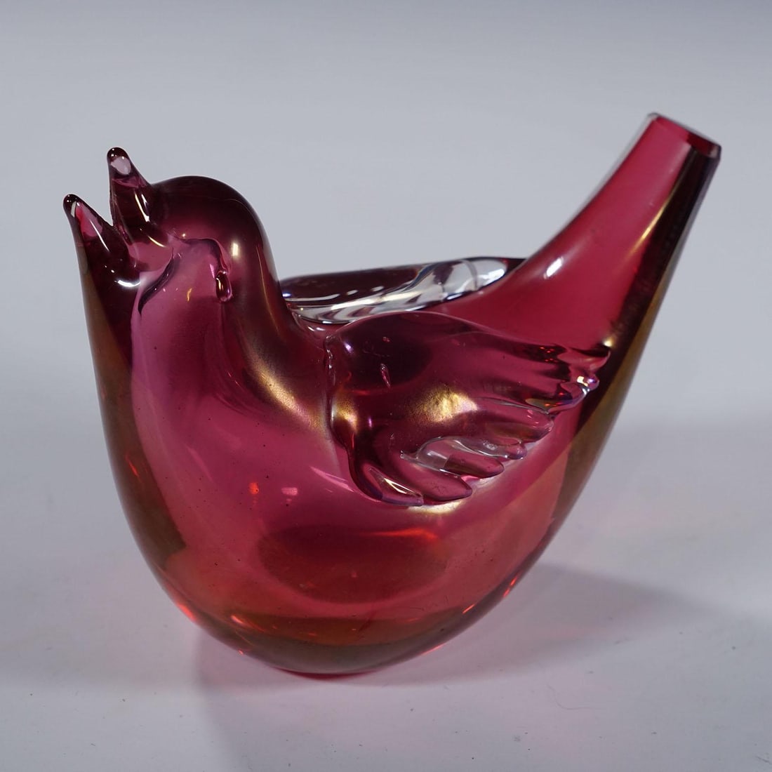 Bird Sculpture by Tyra Lundgren for Venini 1930s - 3