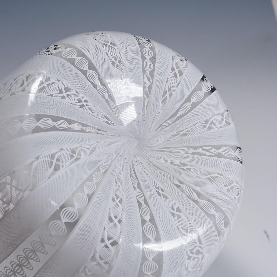 Large Fazzoletto Zanfirico Vase by Fulvio Bianconi for Venini, Venice Murano - 9