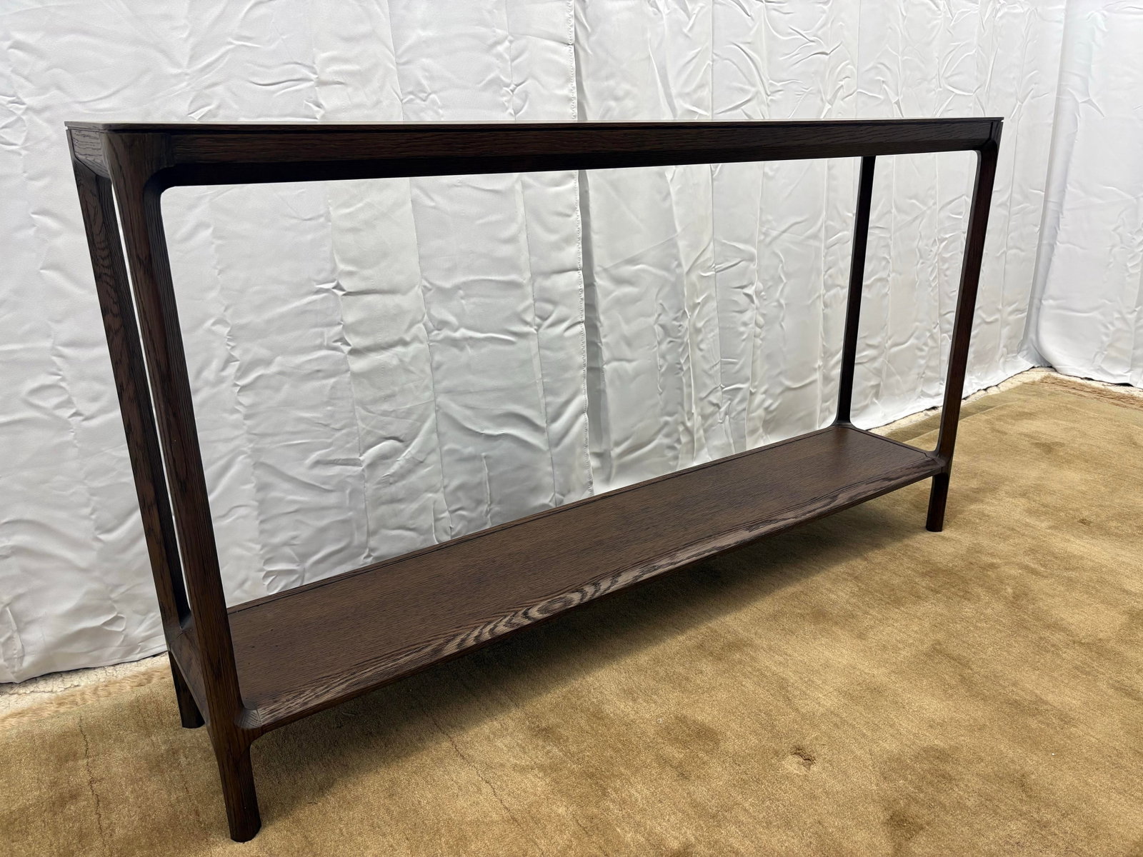 Restoration Hardware Padua Console Table – 60" Brown Oak Finish - 3