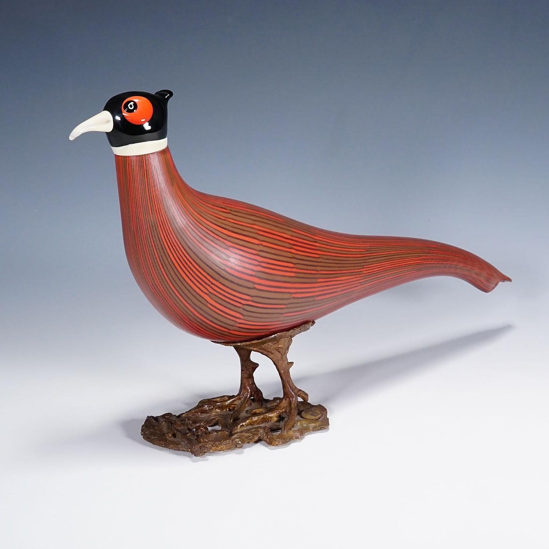Rare Phesant Sculpture by Toni Zuccheri for Venini - 3
