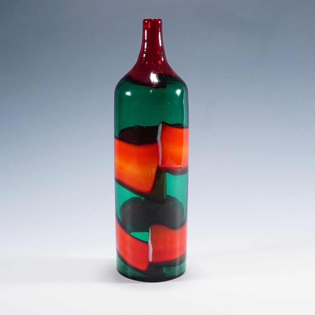 Vase 'A Fasce' by Fulvio Bianconi for Venini, Venice Murano 1950s - 3