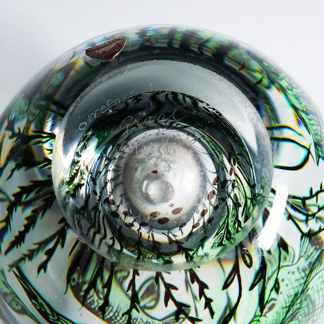 Vintage Fish Graal Vase by Edward Hald for Orrefors, Sweden 1947 - 11
