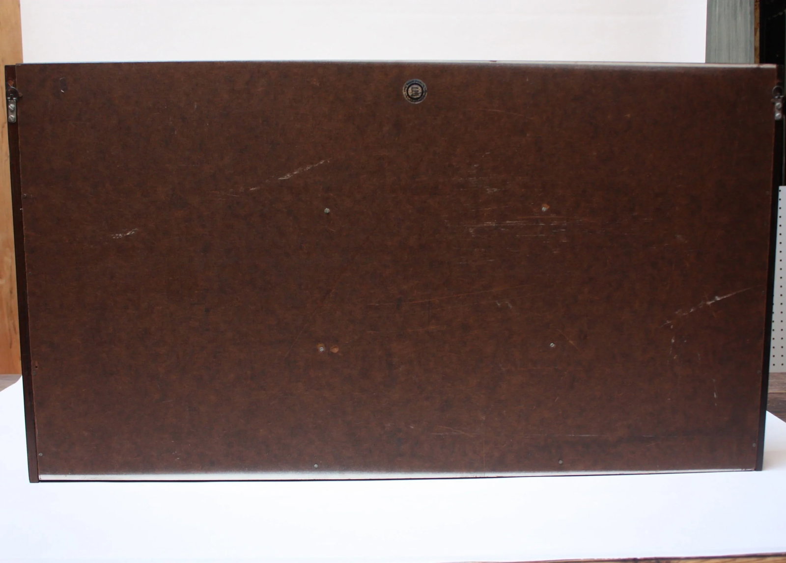 Large Peter Pepper Wall-Mounted Magazine Holder in Rosewood - 12