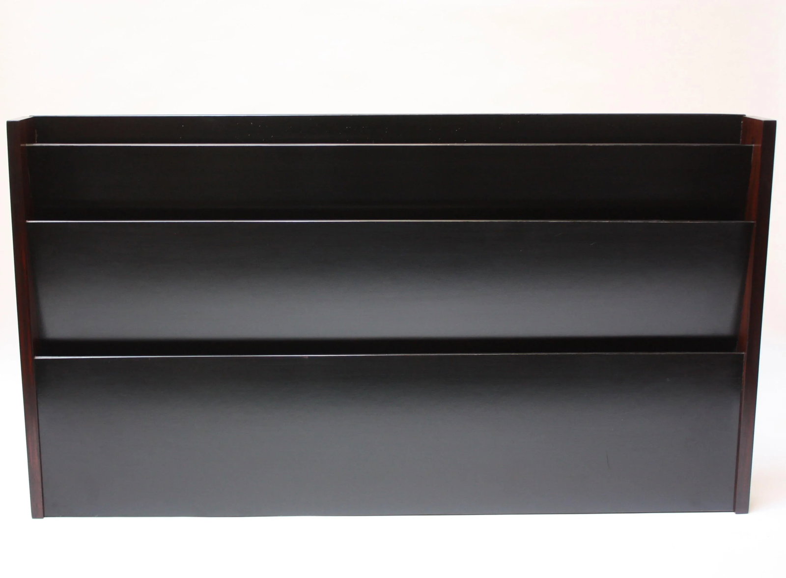 Large Peter Pepper Wall-Mounted Magazine Holder in Rosewood - 2