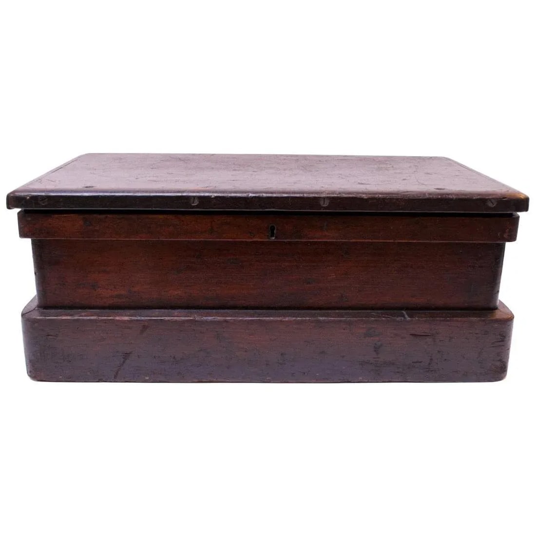 20th Century American Hand Carved Two-Tier Collector's Chest - 13