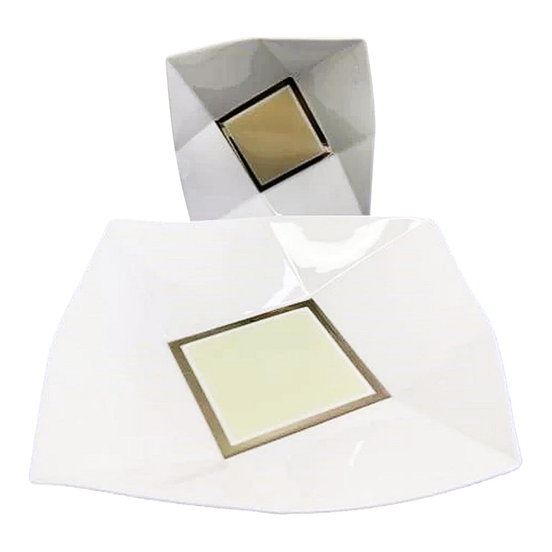 Bernardaud Limoges Fr Fusion Serving Plates, Set of 2 (1 of 9)