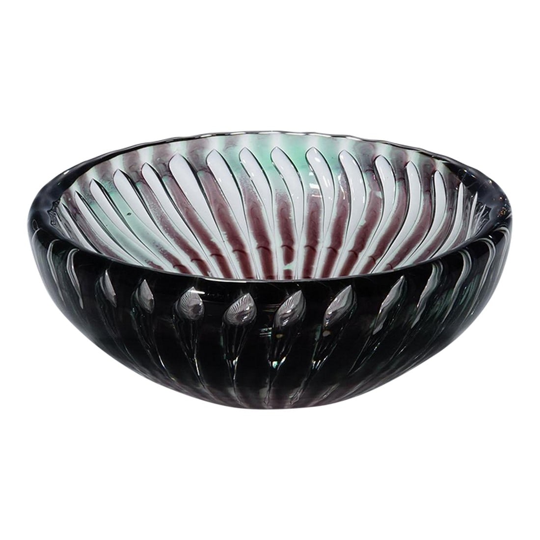 Rare Ariel Bowl by Edvin Oehrstroem for Orrefors, Sweden 1953 (1 of 8)