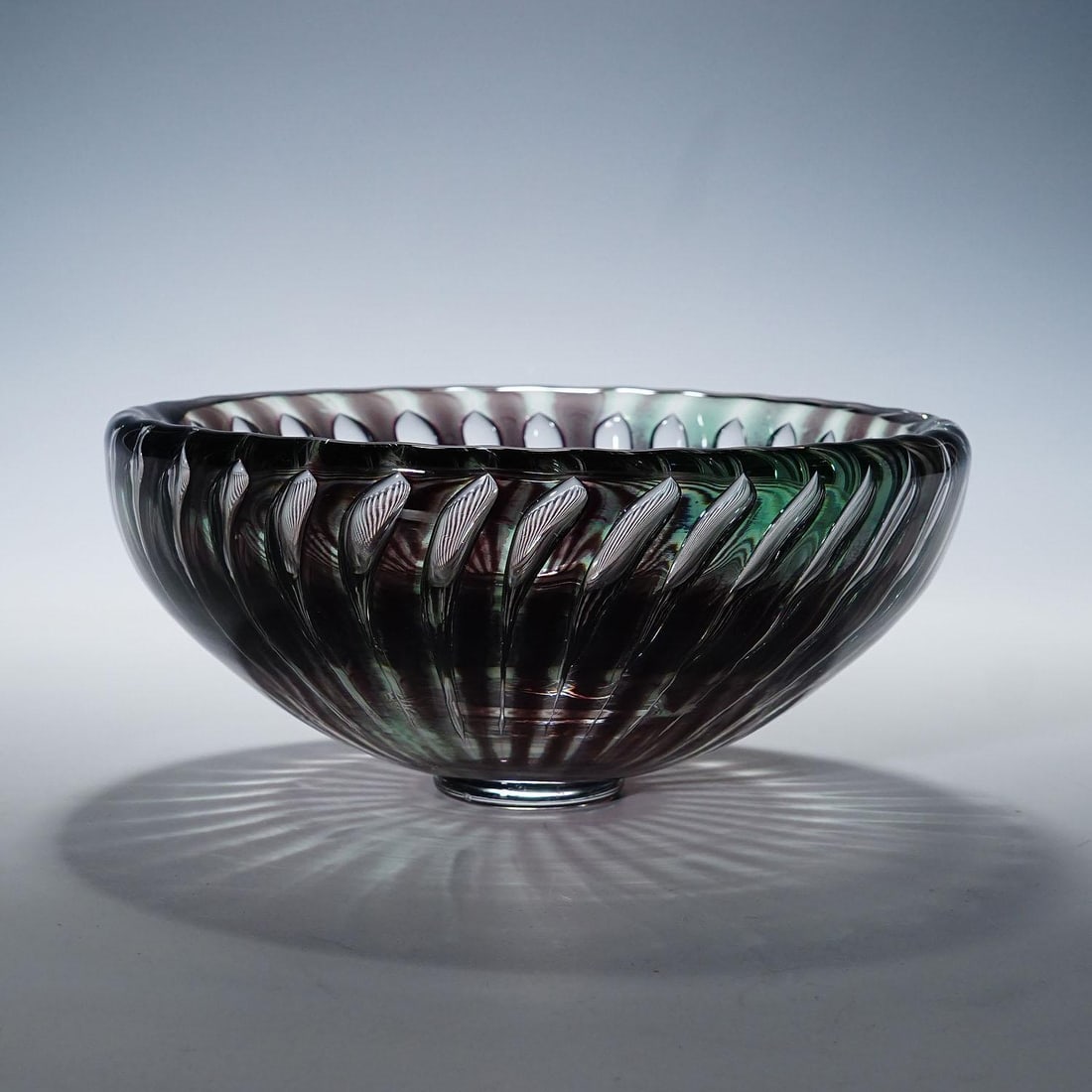Rare Ariel Bowl by Edvin Oehrstroem for Orrefors, Sweden 1953 - 3