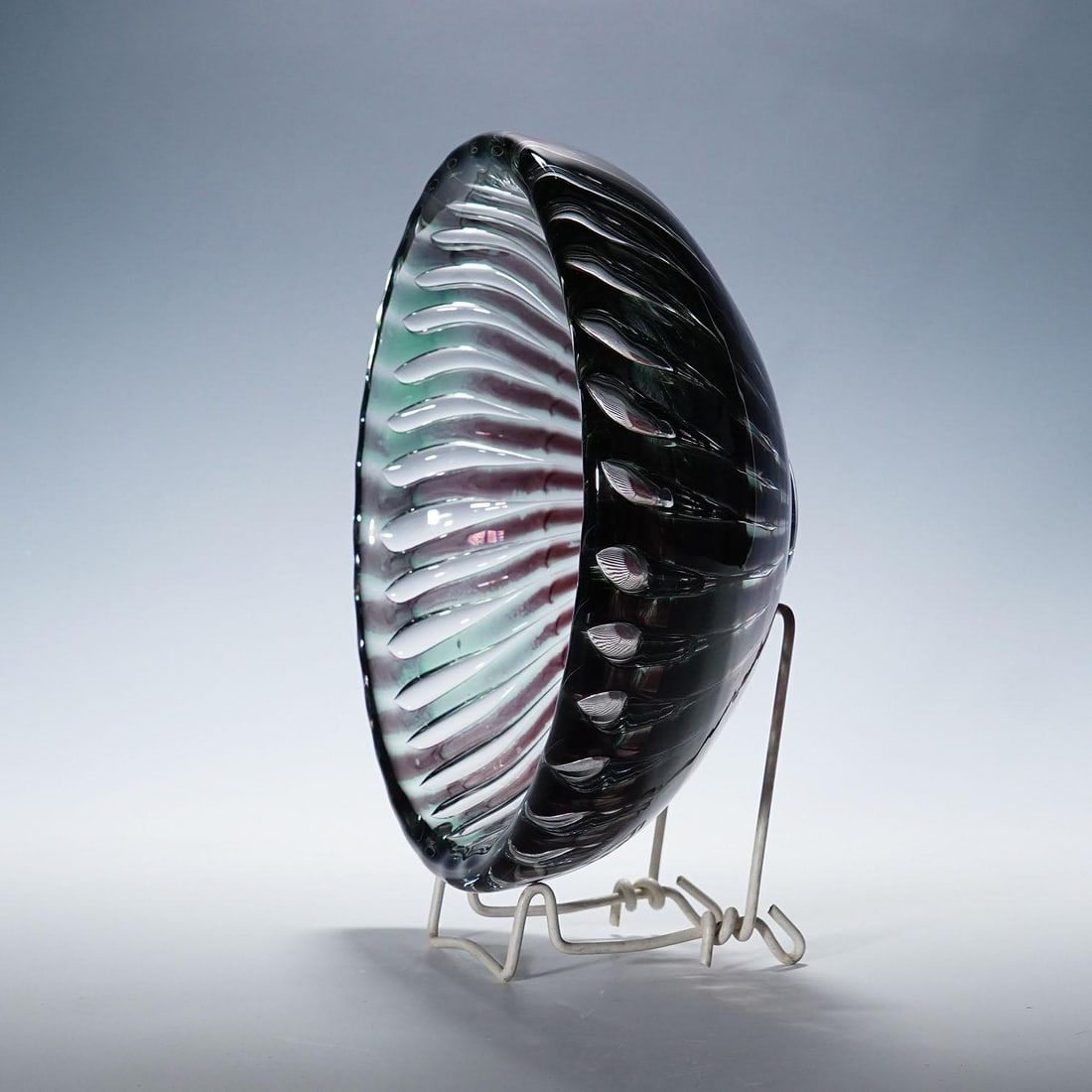 Rare Ariel Bowl by Edvin Oehrstroem for Orrefors, Sweden 1953 - 5