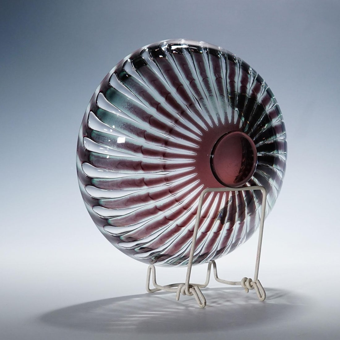 Rare Ariel Bowl by Edvin Oehrstroem for Orrefors, Sweden 1953 - 7