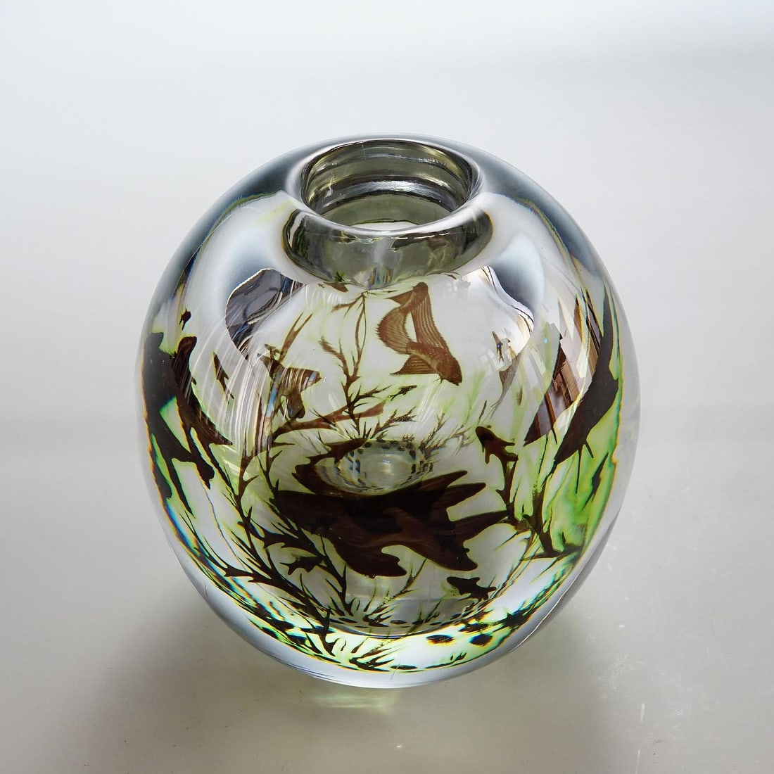 Early Fish Graal Vase by Edward Hald for Orrefors, Sweden 1948 - 4