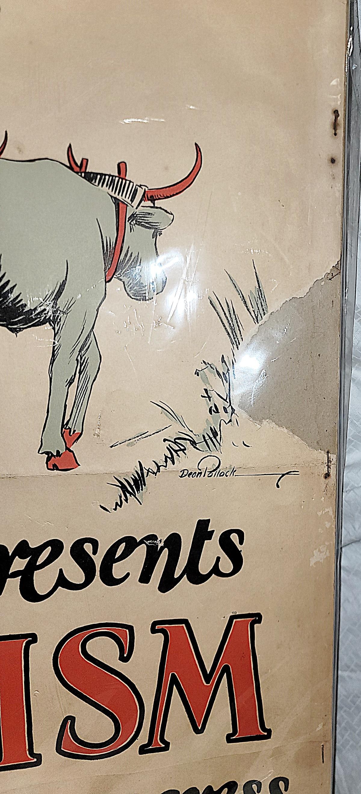 Original 1928 Large Bill Jones Motivational Poster - 6