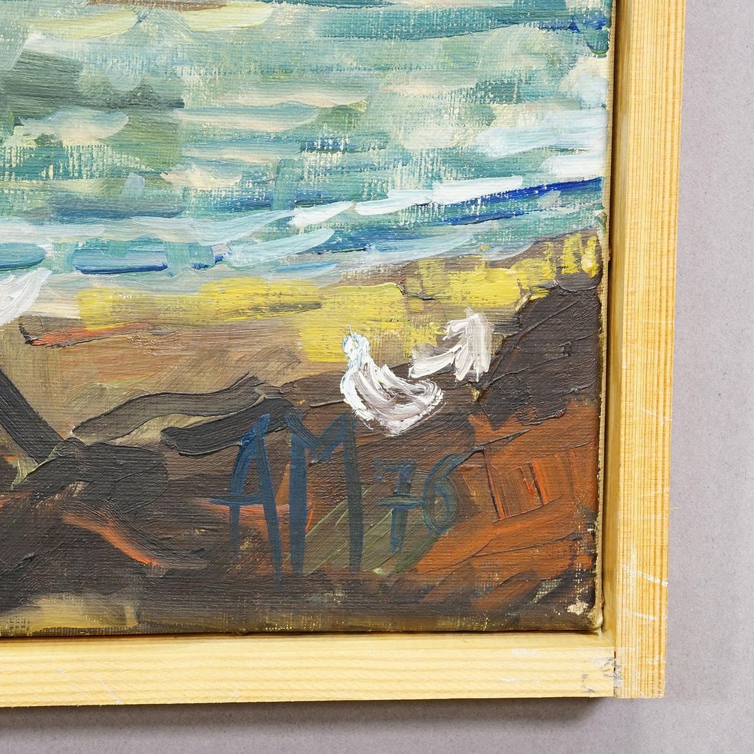 Alexander Michael Oil Painting – Fishing Boats in Ireland, 1976 - 4
