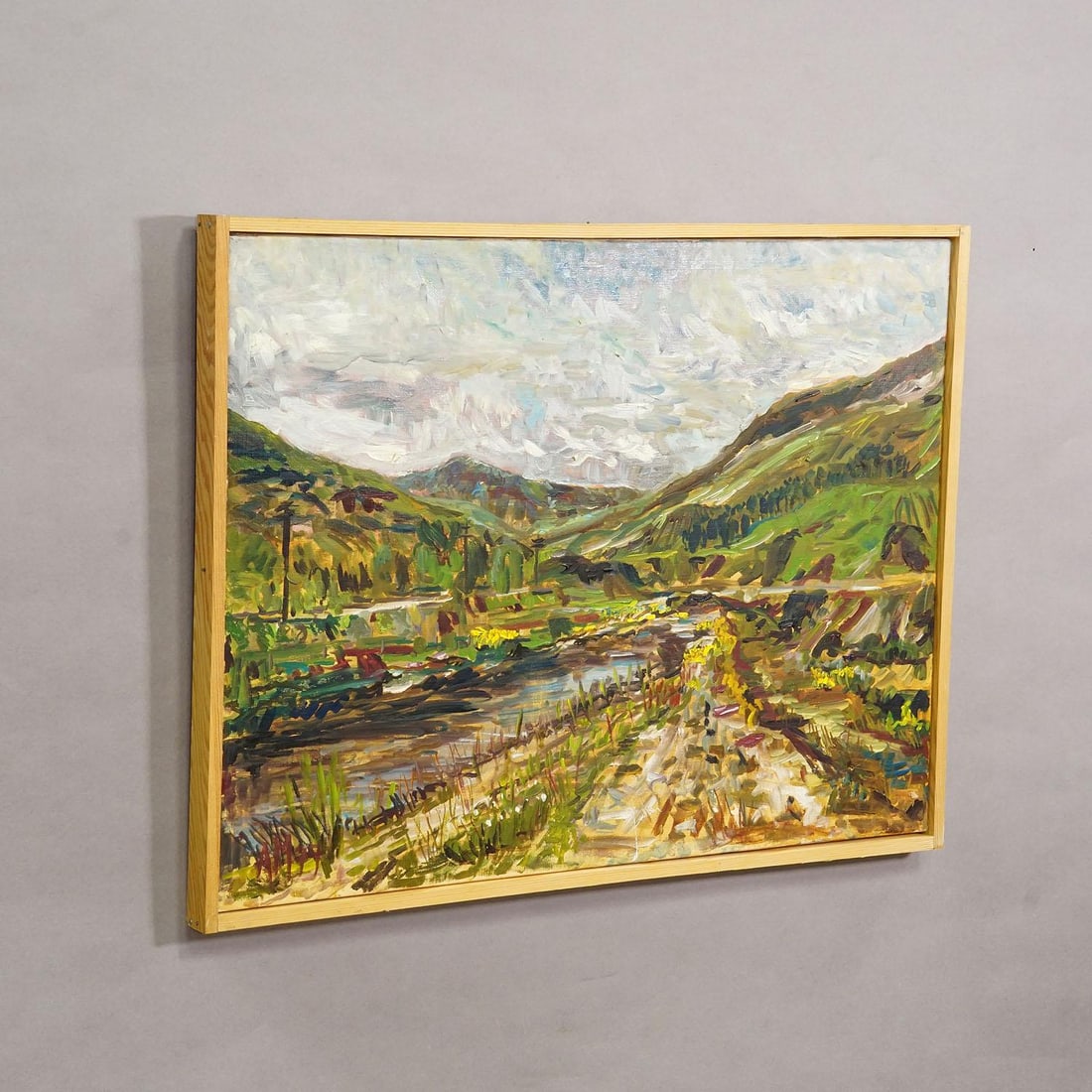 Glen Orchy / Balmally – Scottish Landscape, 1977 Oil Painting Alexander Michael - 3