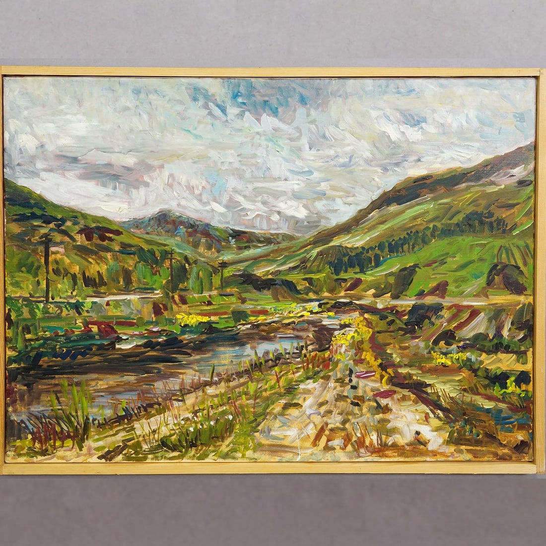 Glen Orchy / Balmally – Scottish Landscape, 1977 Oil Painting Alexander Michael - 4