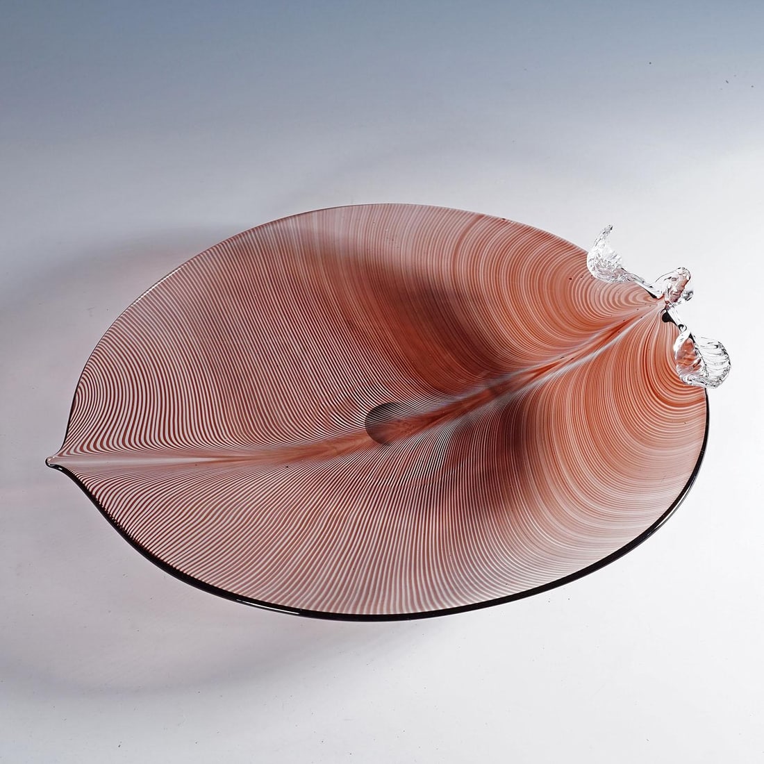 Vintage Tessuto Plate by Tyra Lundgren for Venini, Murano - 2