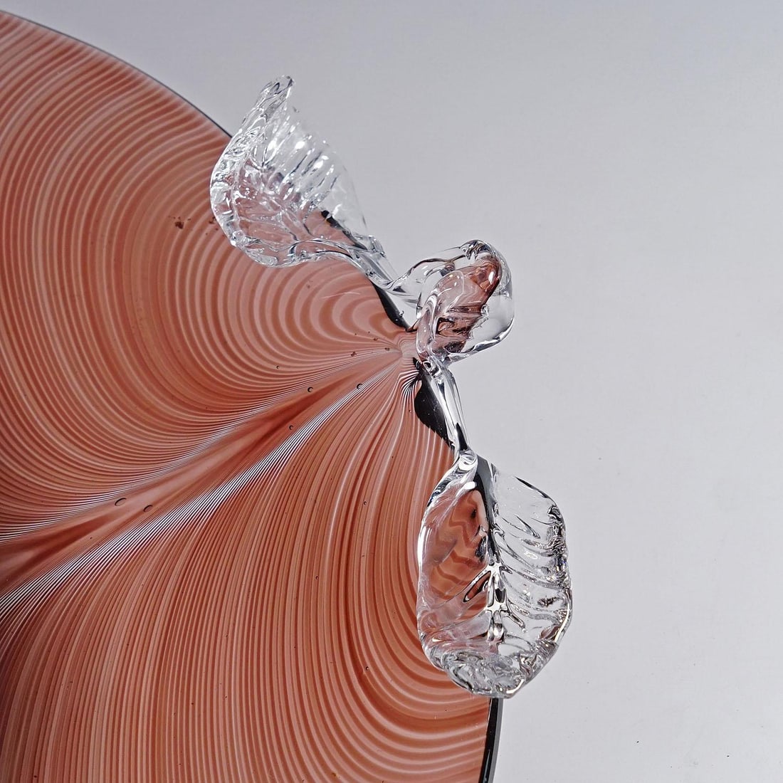 Vintage Tessuto Plate by Tyra Lundgren for Venini, Murano - 5