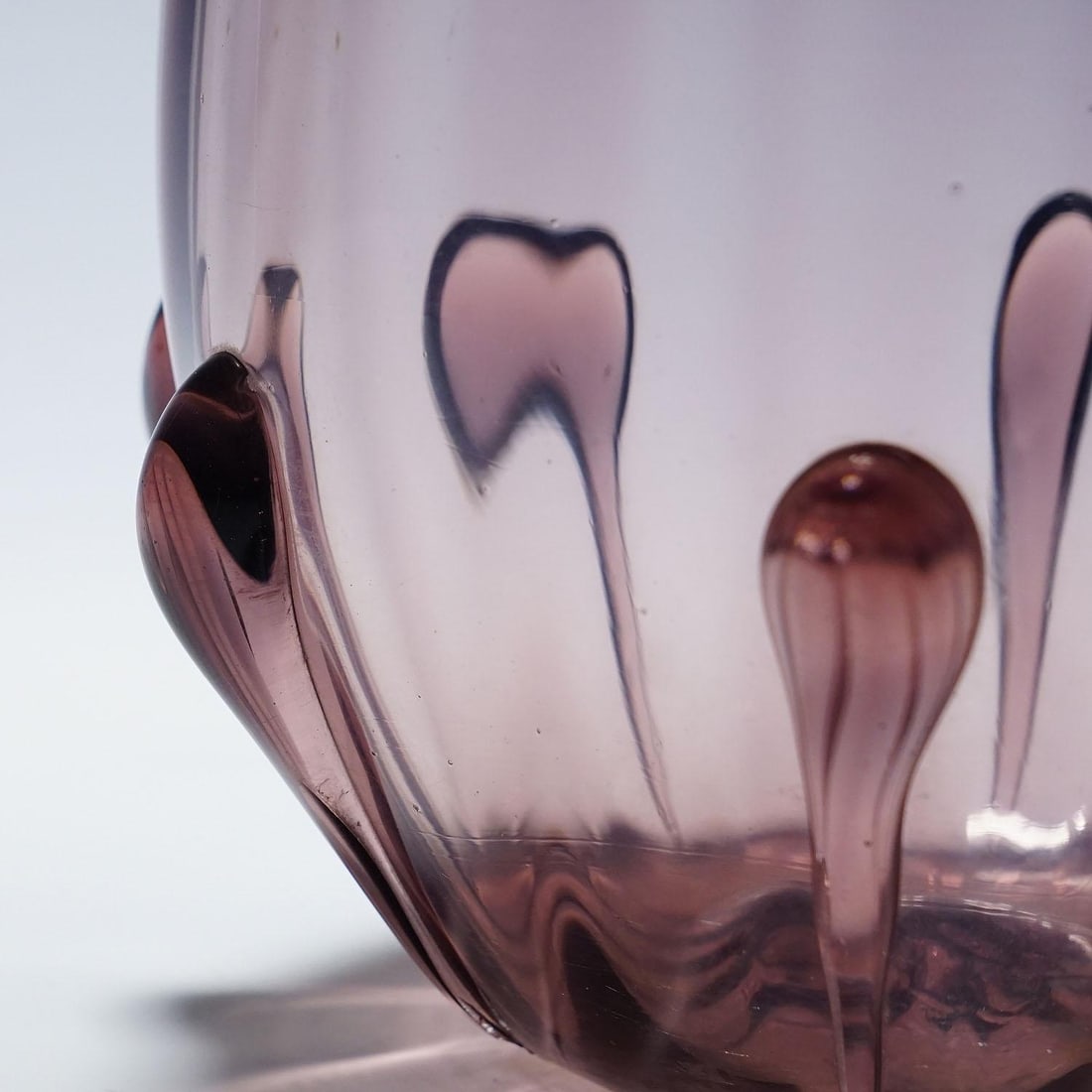 Vetro Soffiato Glass Vase by Vittorio Zecchin for Venini Murano 1924 - 5