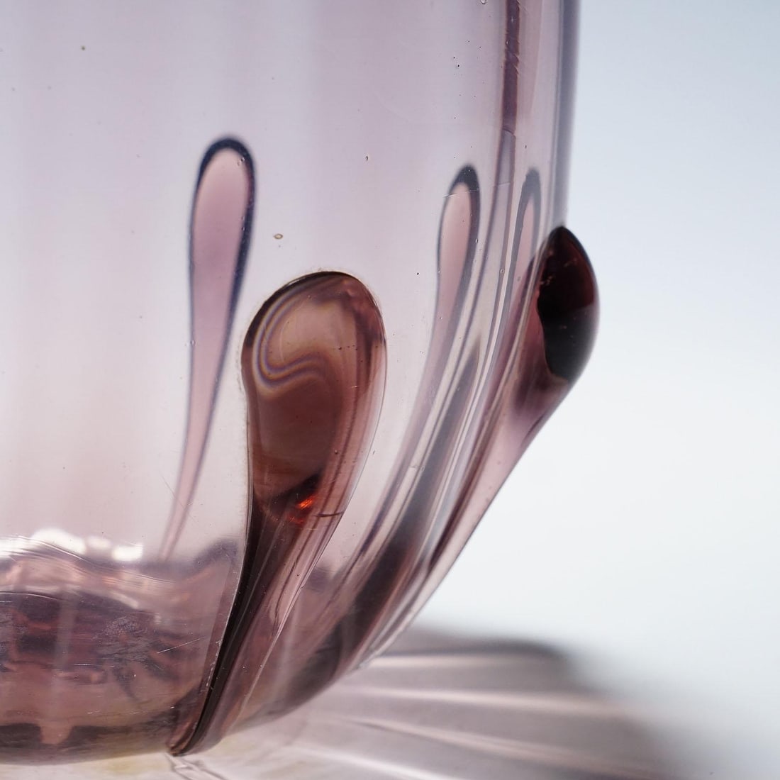 Vetro Soffiato Glass Vase by Vittorio Zecchin for Venini Murano 1924 - 6