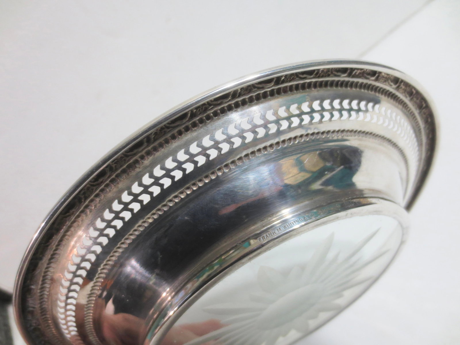 Whiting Sterling Silver Lemon Slice Dish - 5