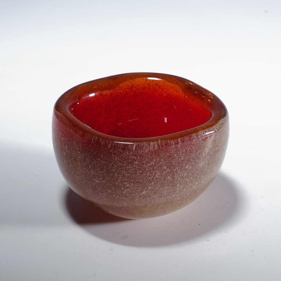 Vetro Sommerso Bowl by Carlo Scarpa for Venini Murano Ca. 1930s - 3