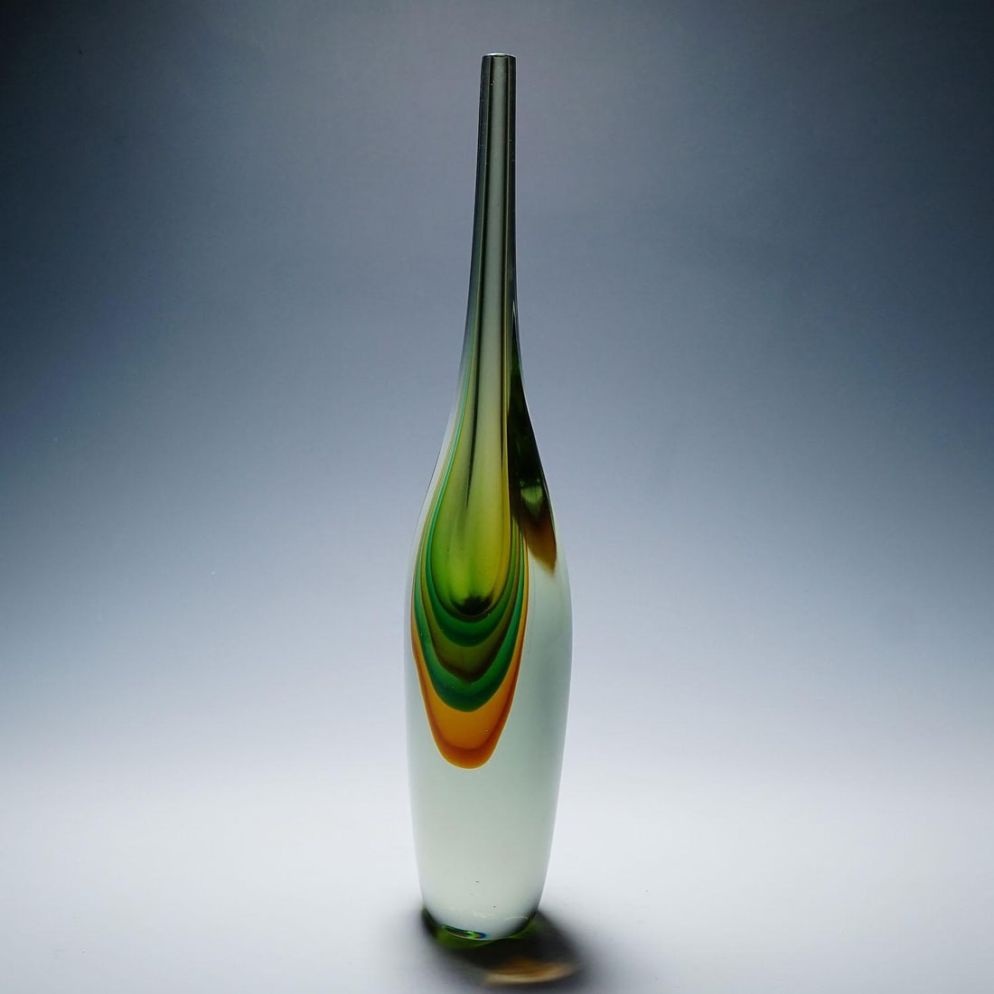 Alfredo Barbini Large Vetro Sommerso Vase Venice Ca. 1960s - 2