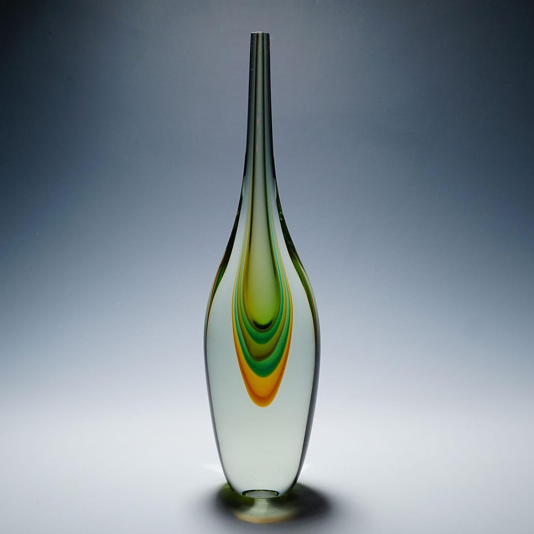 Alfredo Barbini Large Vetro Sommerso Vase Venice Ca. 1960s - 3
