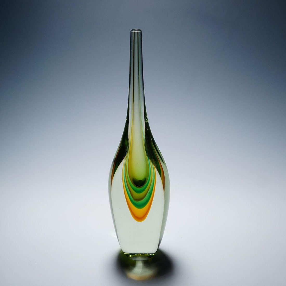 Alfredo Barbini Large Vetro Sommerso Vase Venice Ca. 1960s - 4