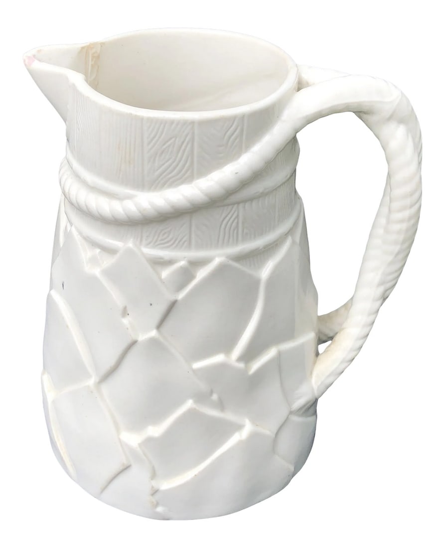 19th Century Creamware Pitcher (1 of 9)