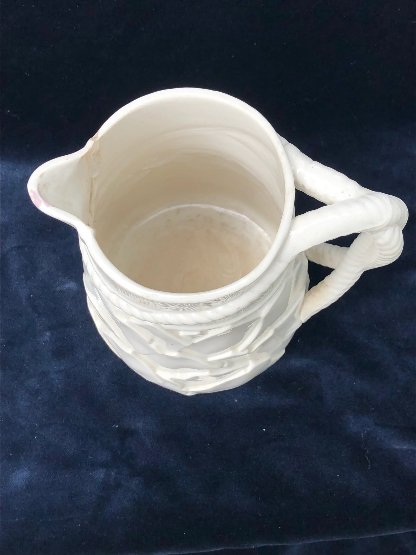 19th Century Creamware Pitcher - 4