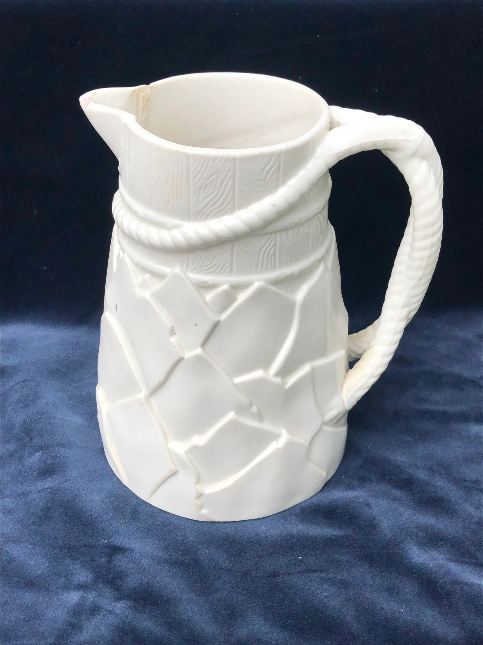 19th Century Creamware Pitcher - 9