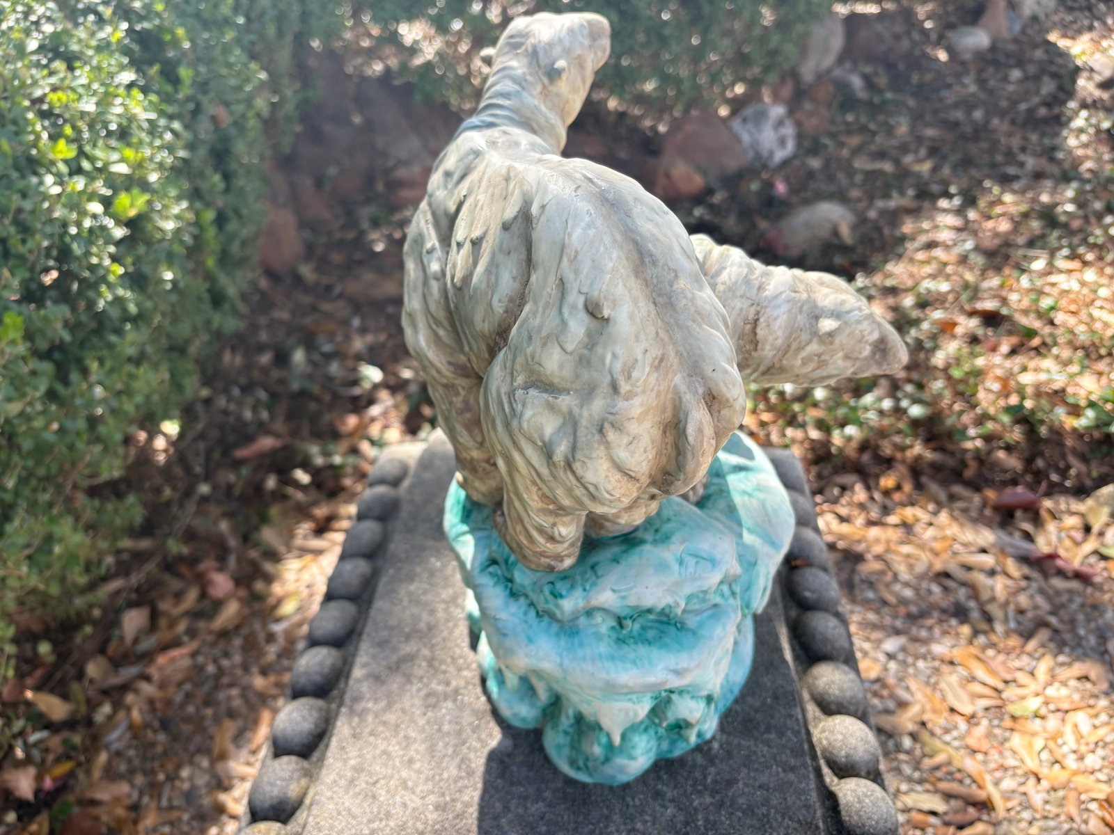 Continental Glazed Porcelain Polar Bear Sculpture - 7