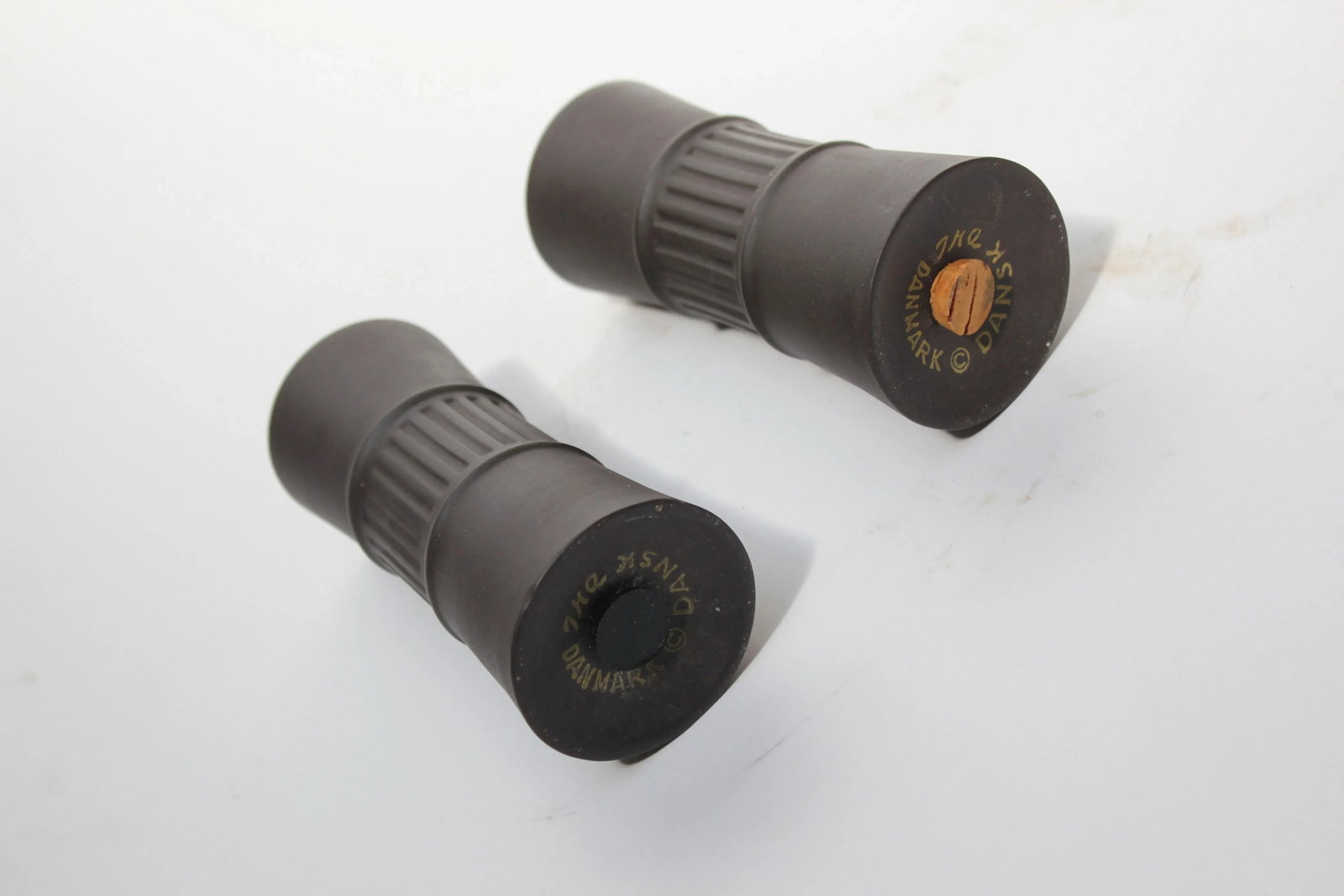 Early Jens Quistgaard for Dansk Flamestone Salt and Pepper Shakers - 3