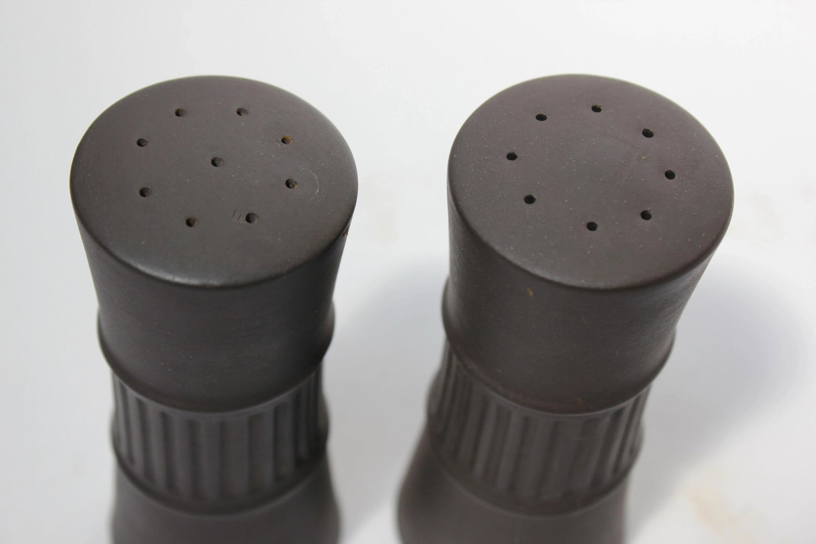 Early Jens Quistgaard for Dansk Flamestone Salt and Pepper Shakers - 5