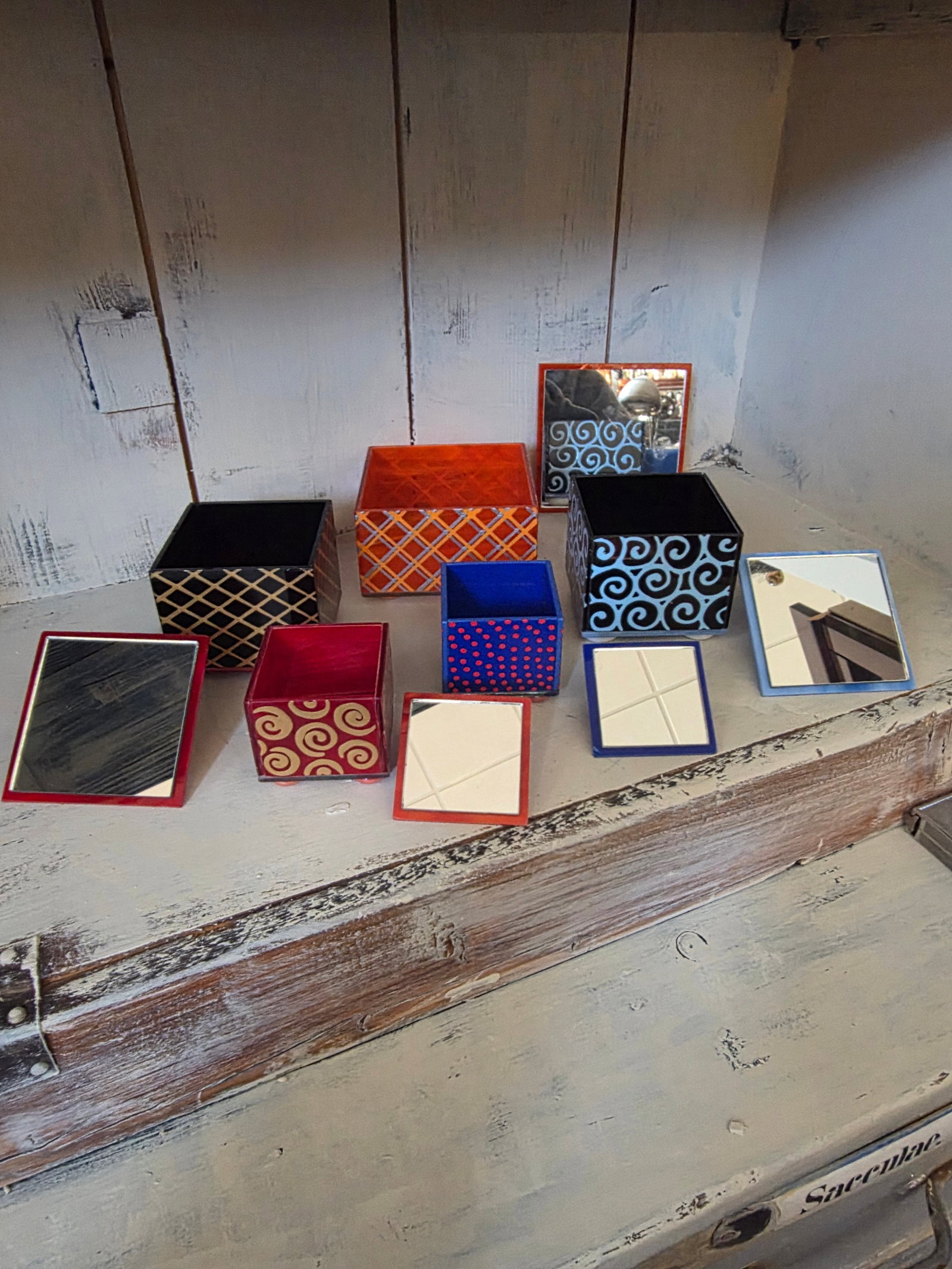 Collection of Art Glass Boxes - 3