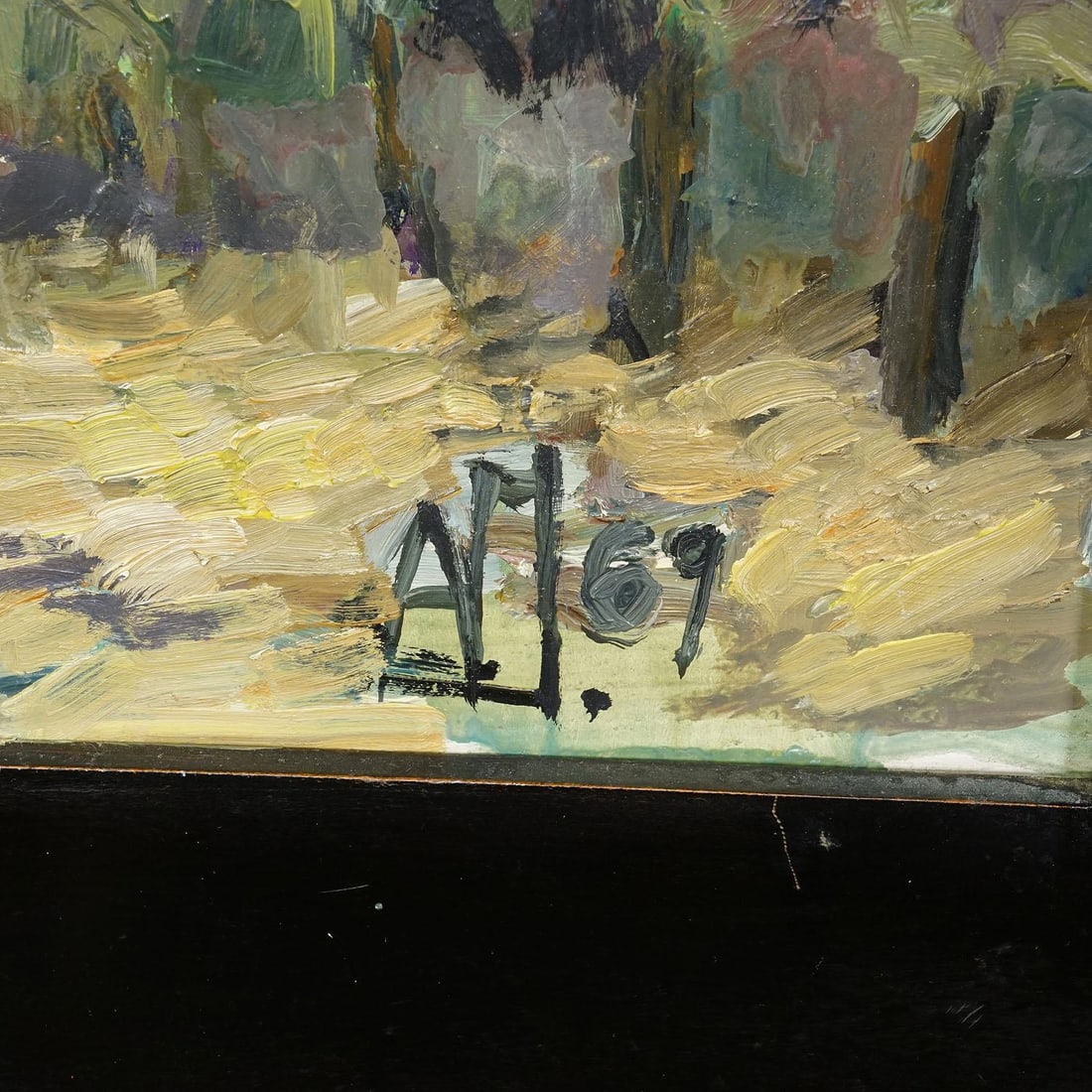 Alexander Michael Oil Painting of a Mountain Landscape, 1969 - 3