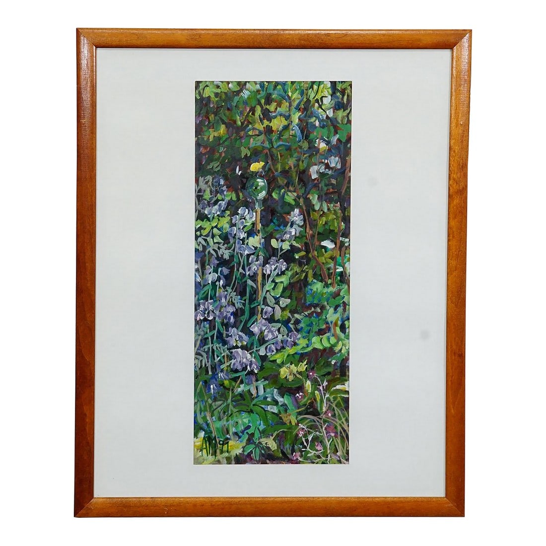 Oil Painting Alexander Michael 1991 Bellflowers With Brimstone Butterfly (1 of 6)
